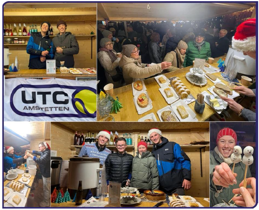 UTC Amstetten am Weihnachtsmarkt
