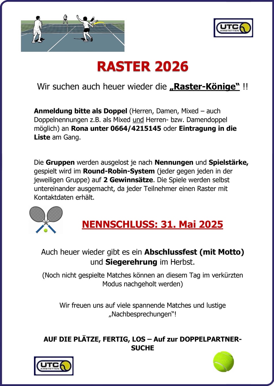 Raster 2026