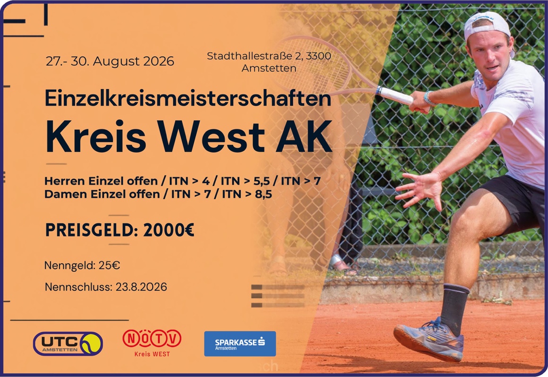 Einzelkreismeisterschaften Kreis West AK
